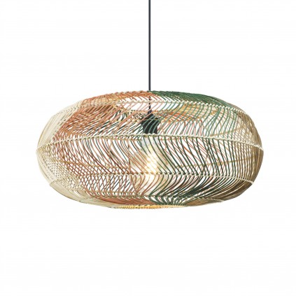 Suspension XXL en rotin 4 couleurs - ROSCO
