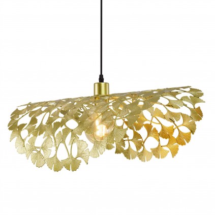 Suspension tuile motif feuilles de Ginkgo Biloba - MORPHOSE