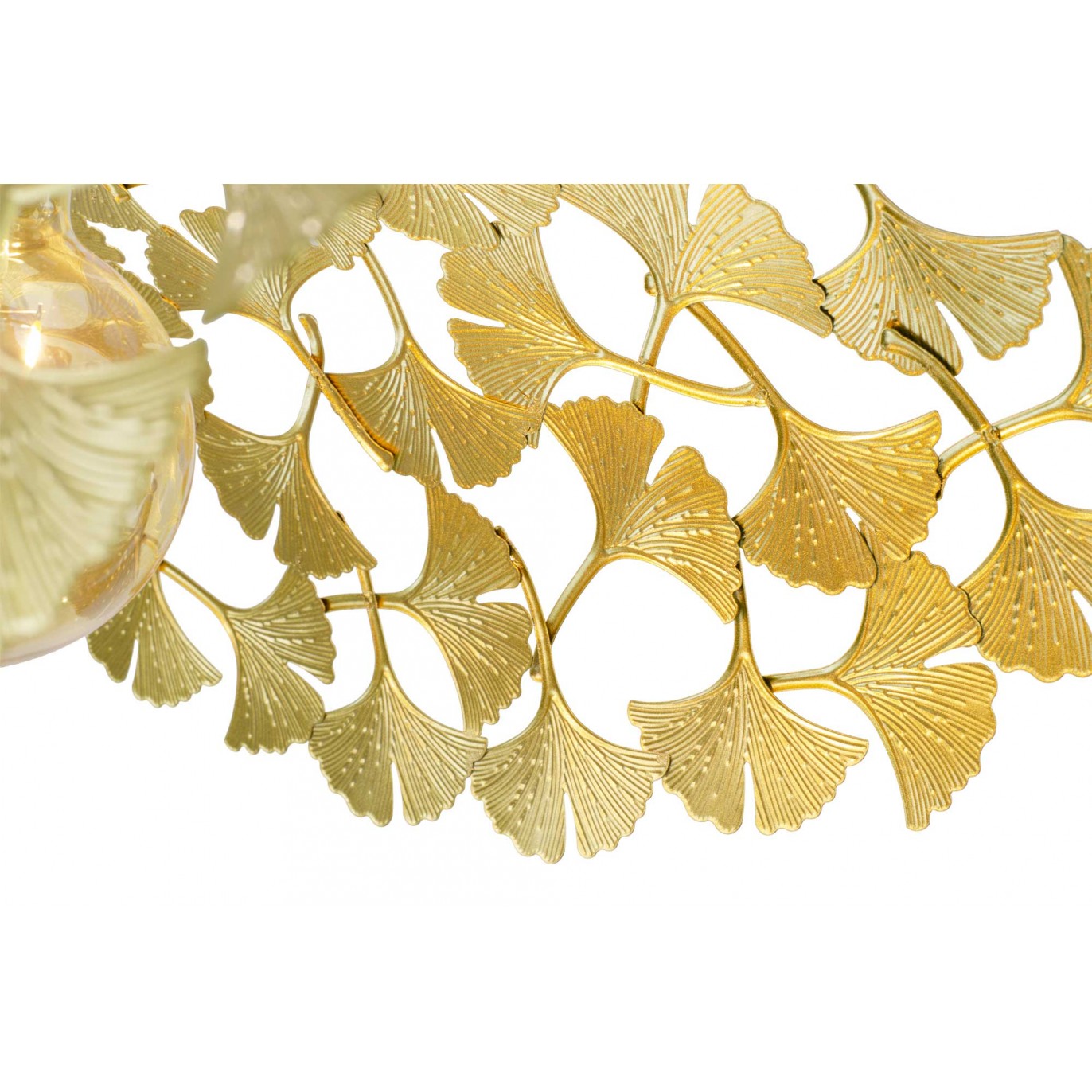 Suspension tuile motif feuilles de Ginkgo Biloba - MORPHOSE