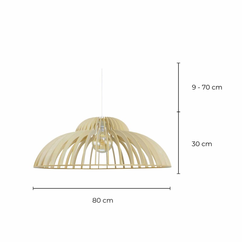 Suspension en lamelles de bois de tilleul - DINOWOOD GM