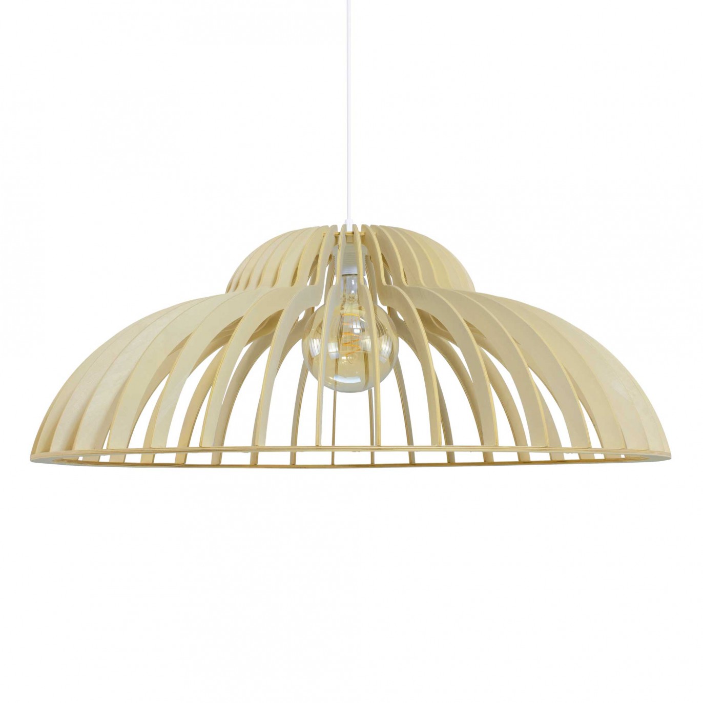 Suspension en lamelles de bois de tilleul - DINOWOOD GM