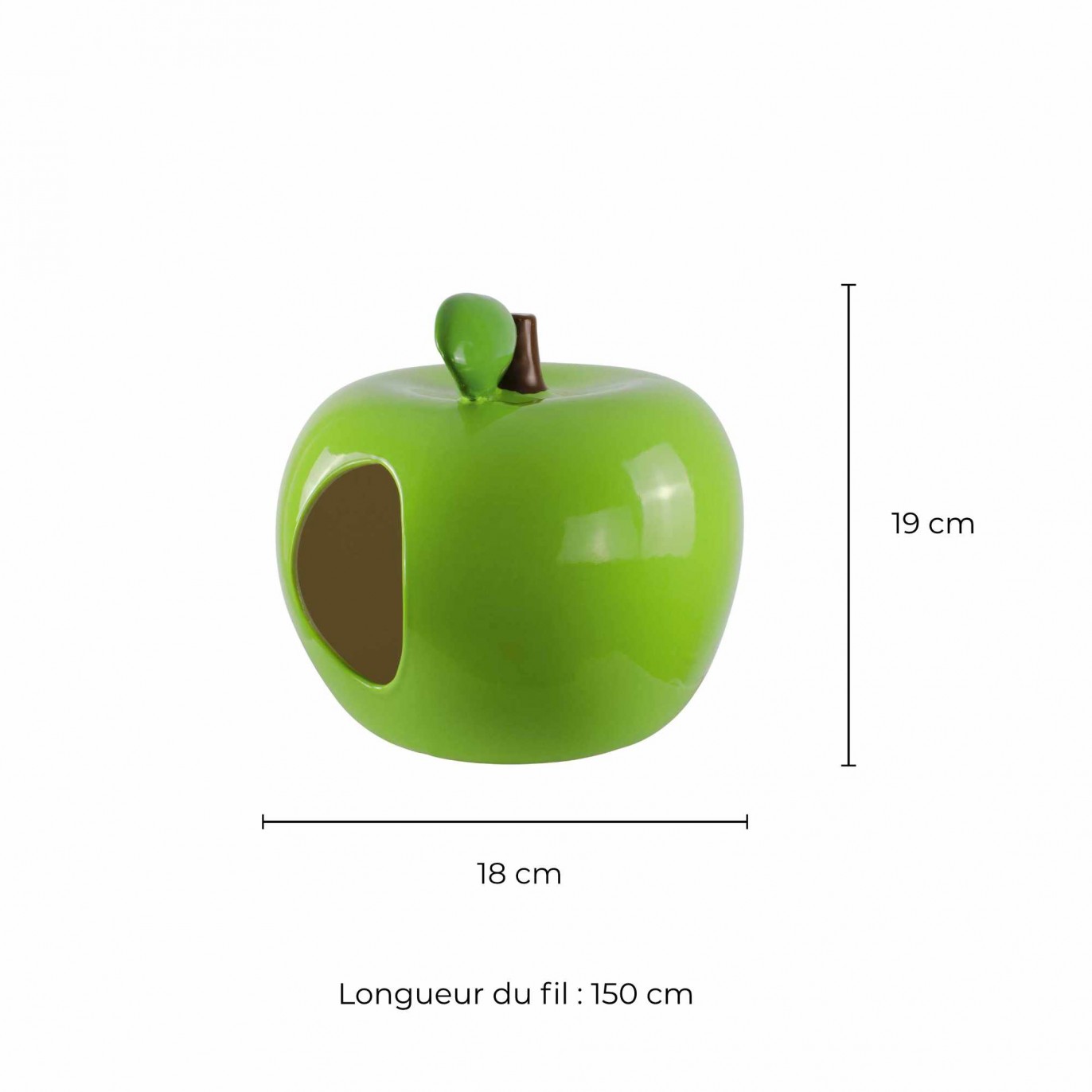 Lampe à poser en céramique pomme - Tendance fruits été - ARLET