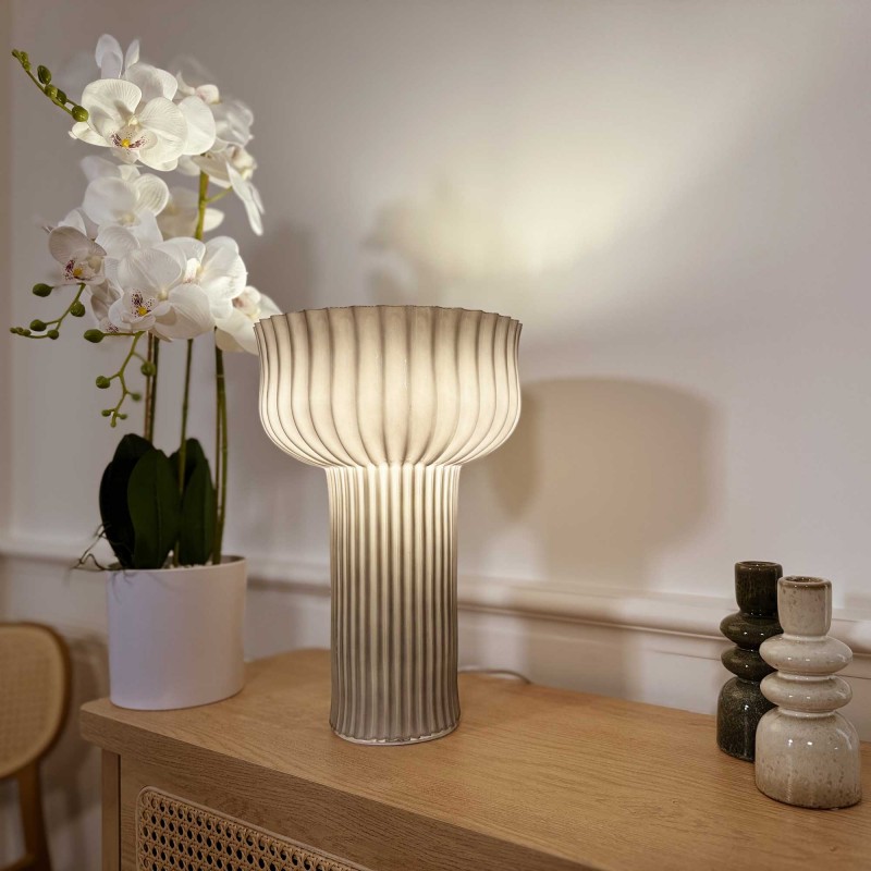 Lampe à poser en verre grande taille - NEMONE