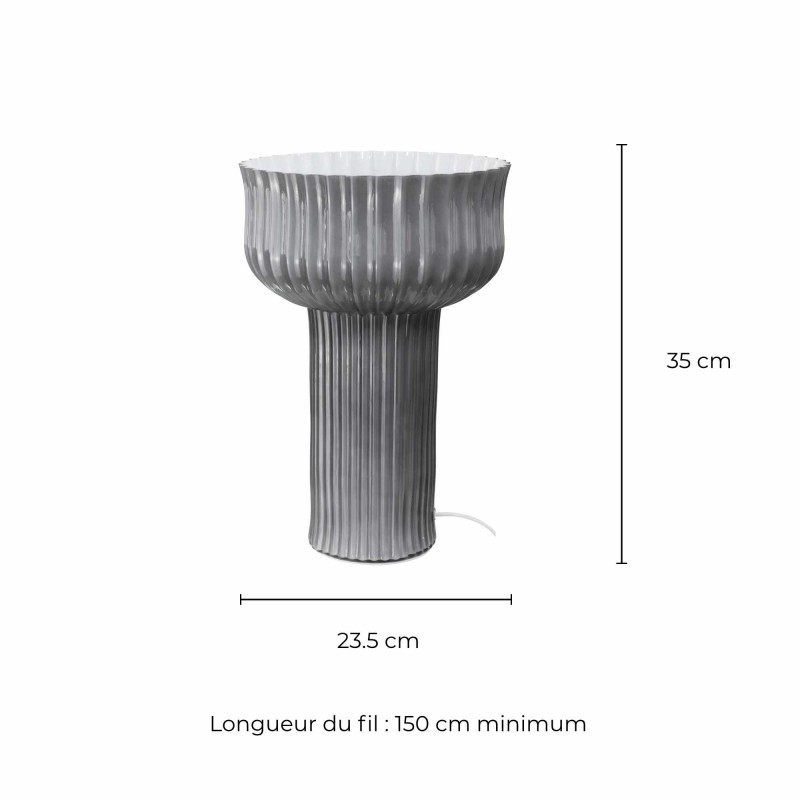 Lampe à poser en verre grande taille - NEMONE