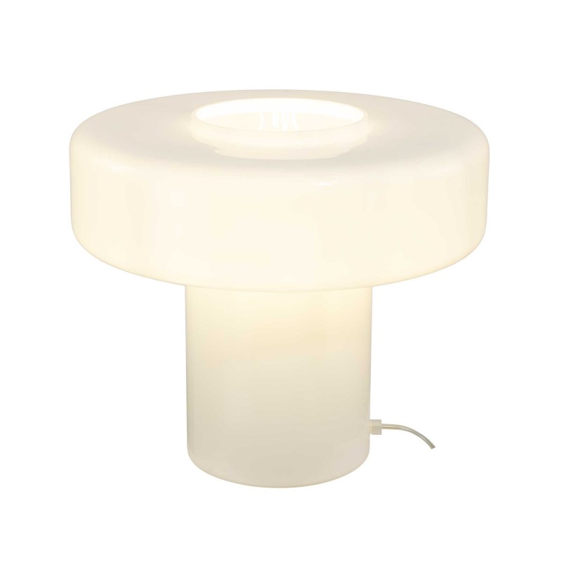 Lampe à poser XXL en verre coloré et style rétro - FOZA MAXI