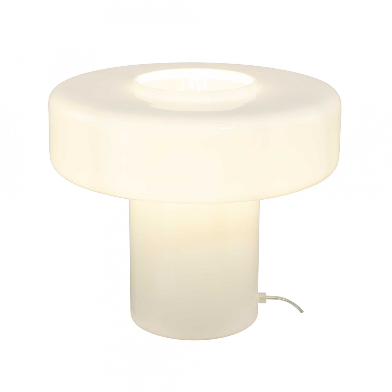 Lampe à poser XXL en verre coloré et style rétro - FOZA MAXI