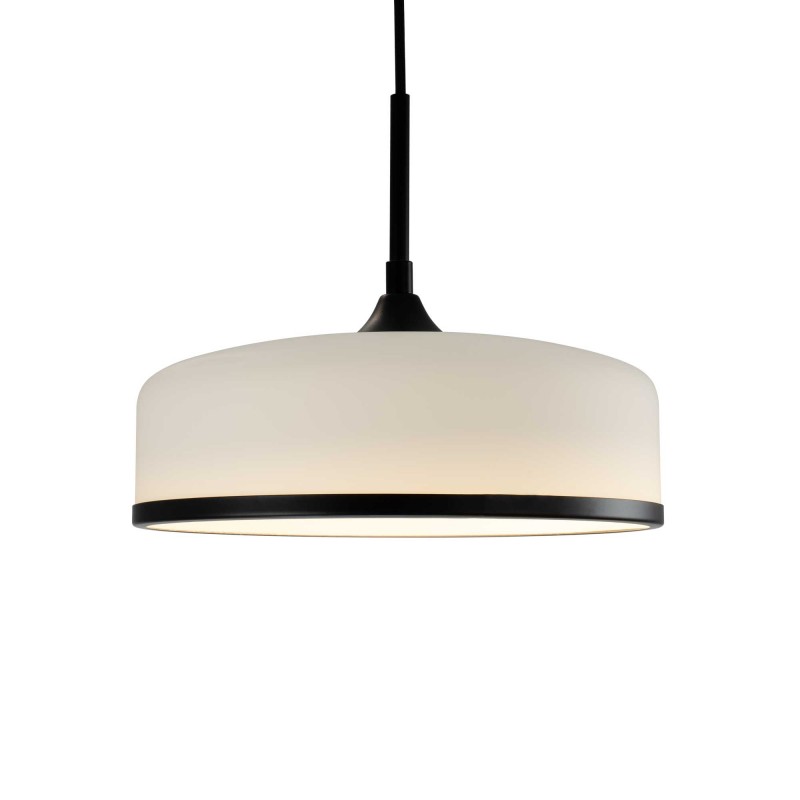 Suspension moderne en verre et métal - Ampoule incluse - GYRA