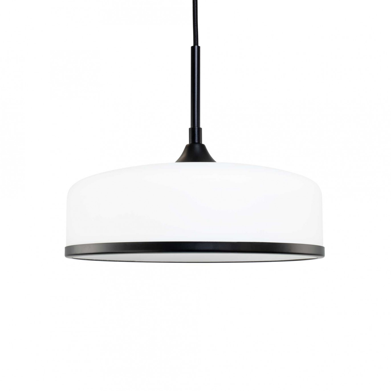 Suspension moderne en verre et métal - Ampoule incluse - GYRA