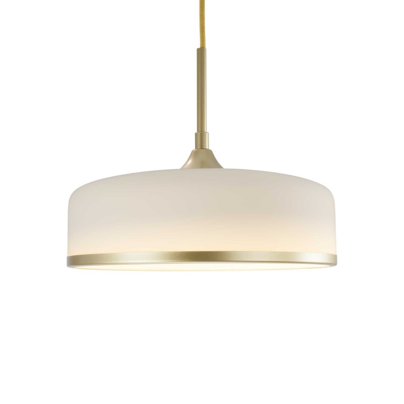 Suspension moderne en verre et métal - Ampoule incluse - GYRA