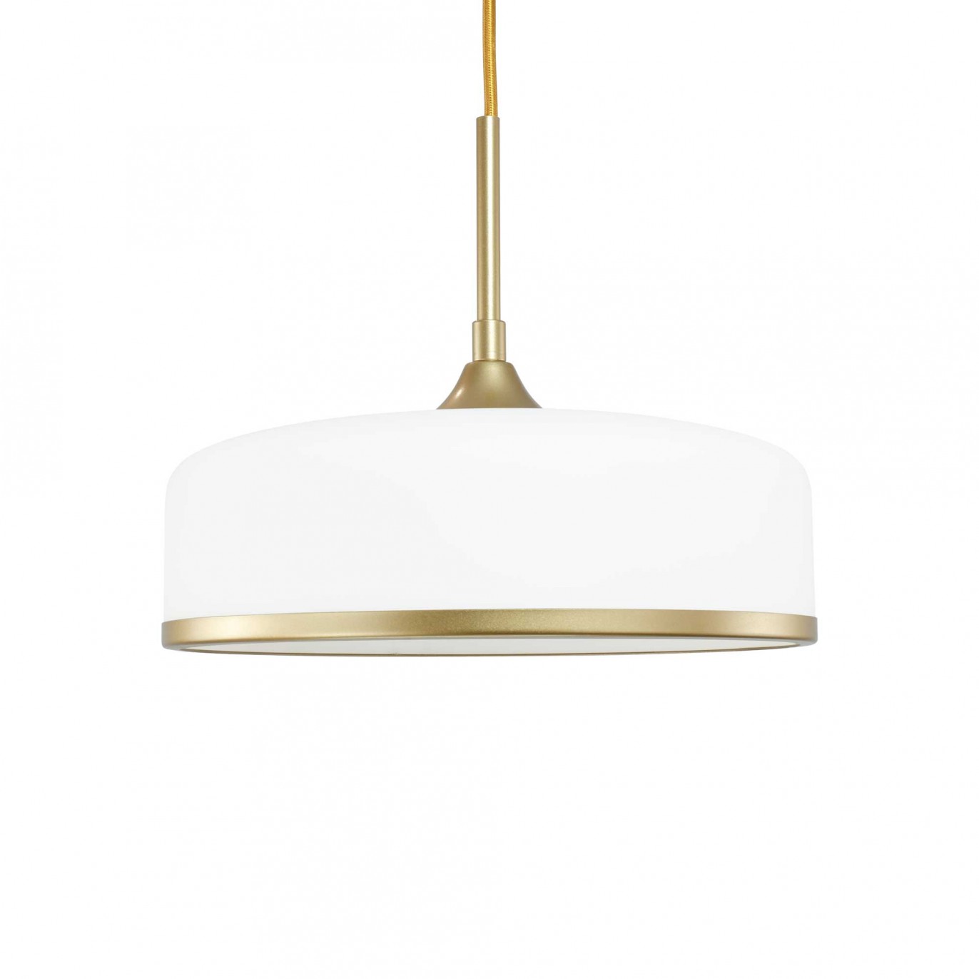 Suspension moderne en verre et métal - Ampoule incluse - GYRA