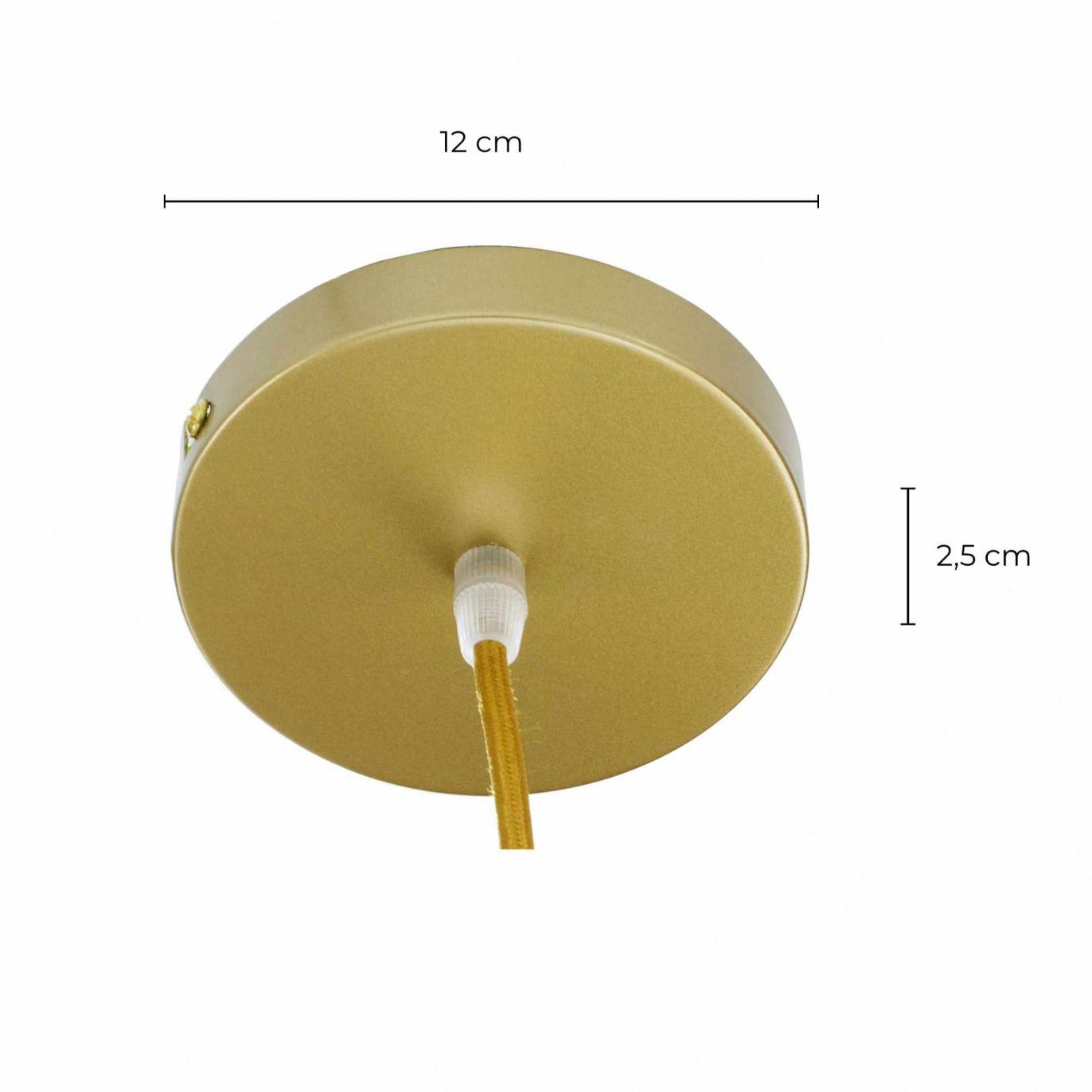Suspension moderne en verre et métal - Ampoule incluse - GYRA