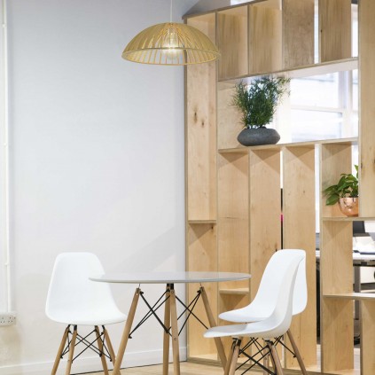 Suspension en lamelles de bois  - SONIGO PM
