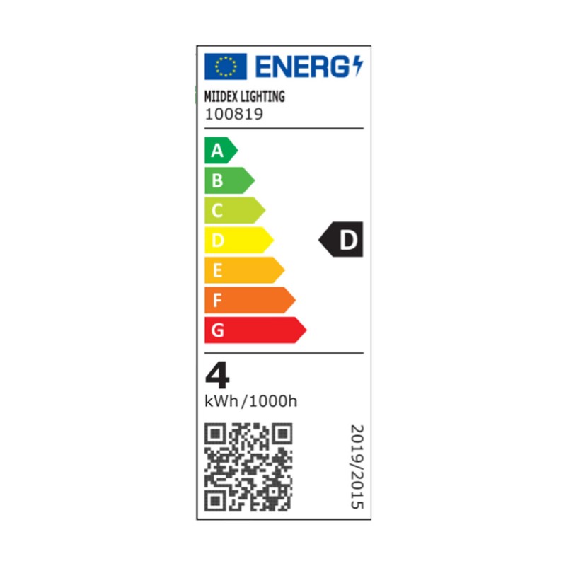 Ampoule LED LAGOS -  E14 - Flamme - Intensité moyenne - Blanc neutre - 4W / 4000K / 560lm - Verre blanc transparent