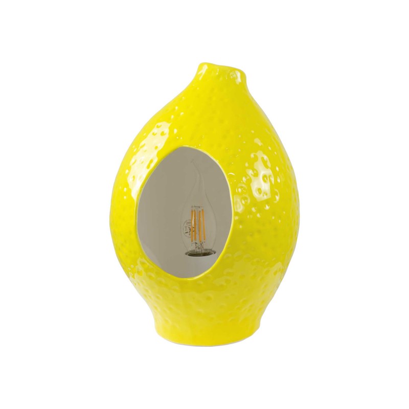 Ampoule LED CALI -  E14 - Coup de vent - Intensité moyenne - Blanc chaud - 4W / 2700K / 540lm - Verre blanc transparent