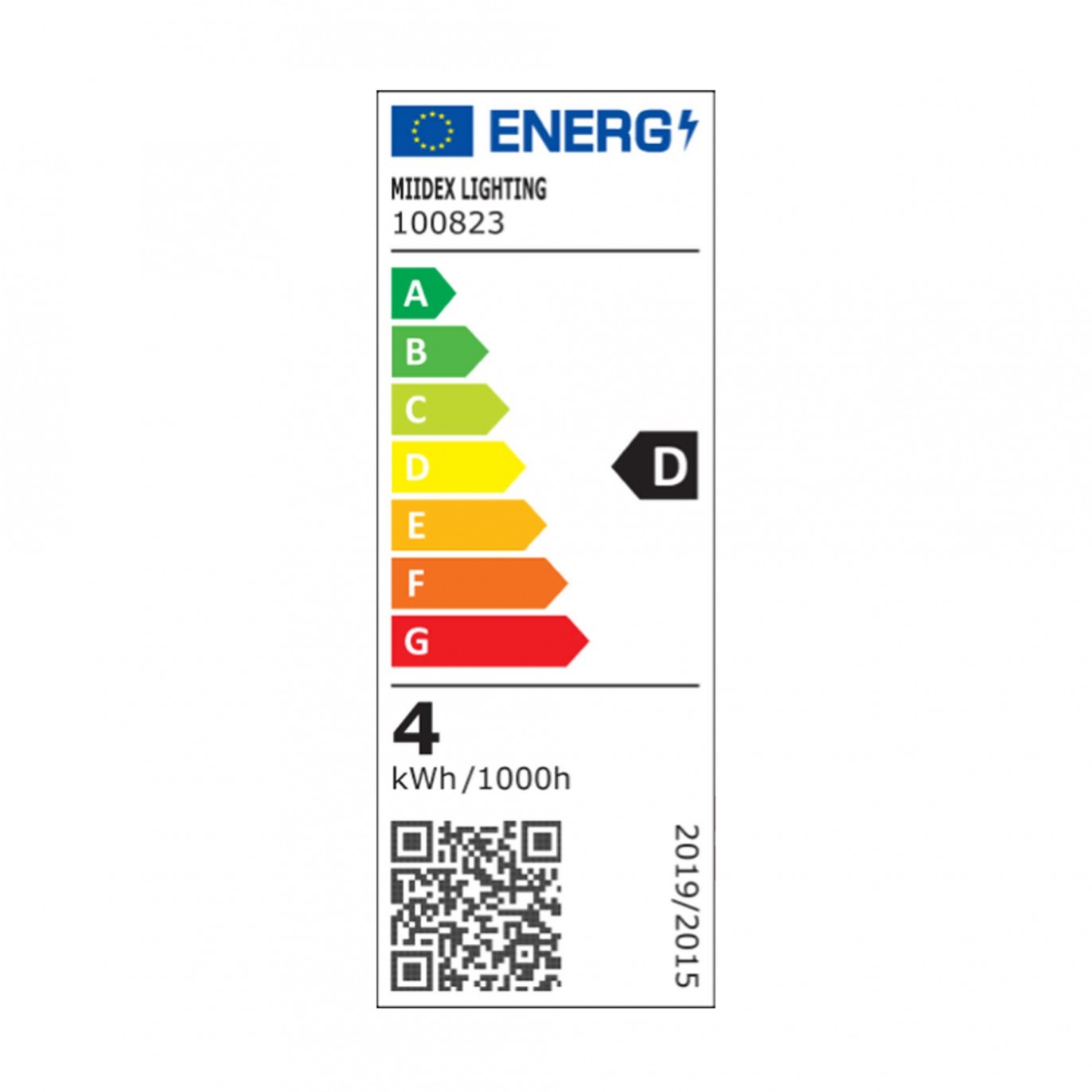 Ampoule LED CEBU -  E14 - Coup de vent - Intensité moyenne - Blanc neutre - 4W / 4000K / 560lm - Verre blanc transparent