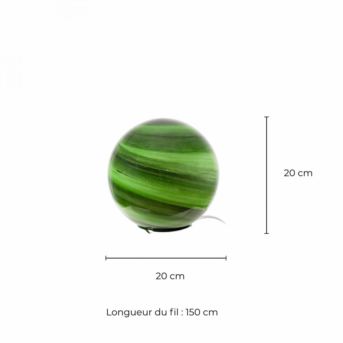 Lampe à poser en verre soufflé - ASTROLIS PM