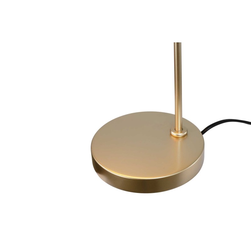 Lampe à poser en céramique colorée et métal rose gold - CLARIS