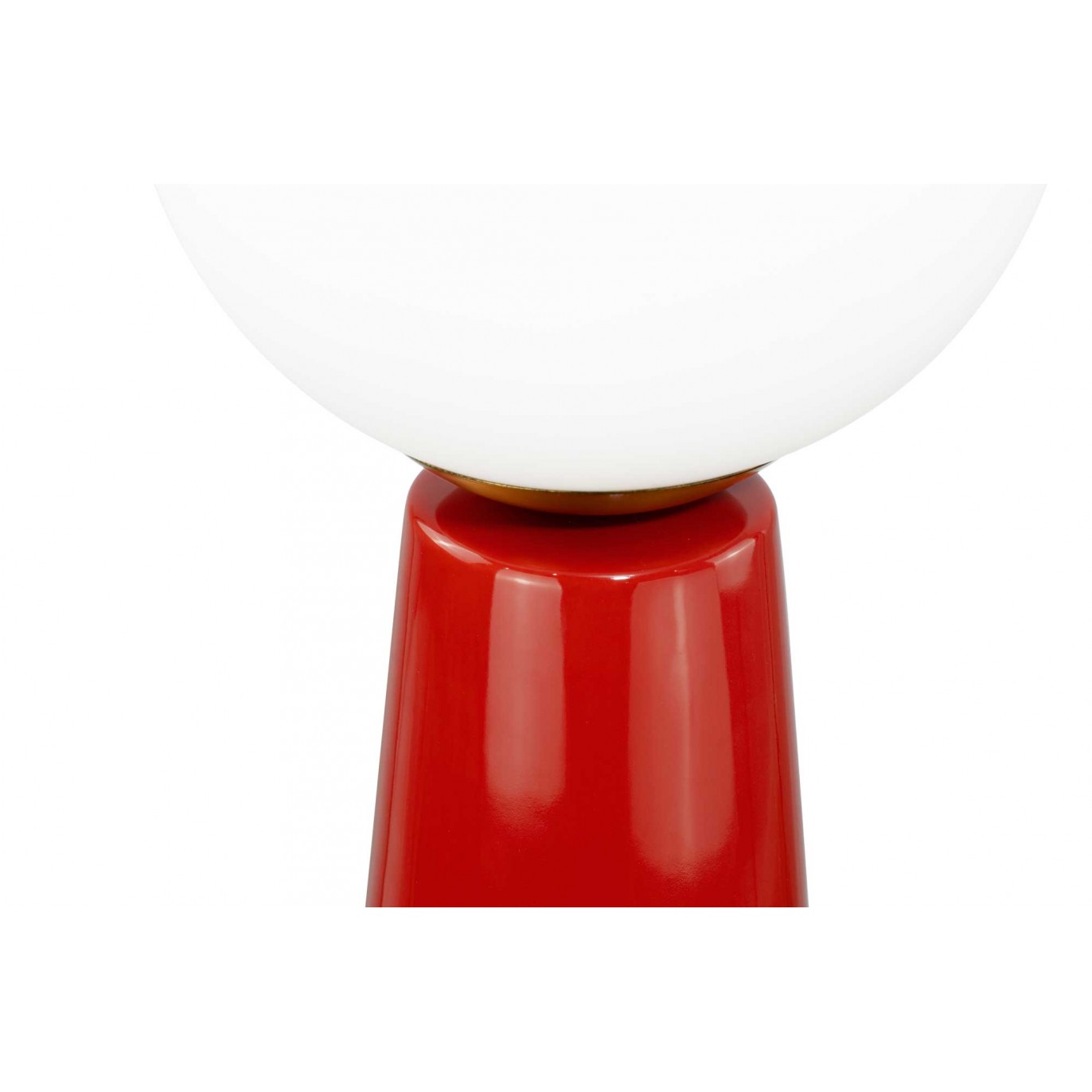 Lampe à poser en céramique colorée, verre et métal doré - COLYNE