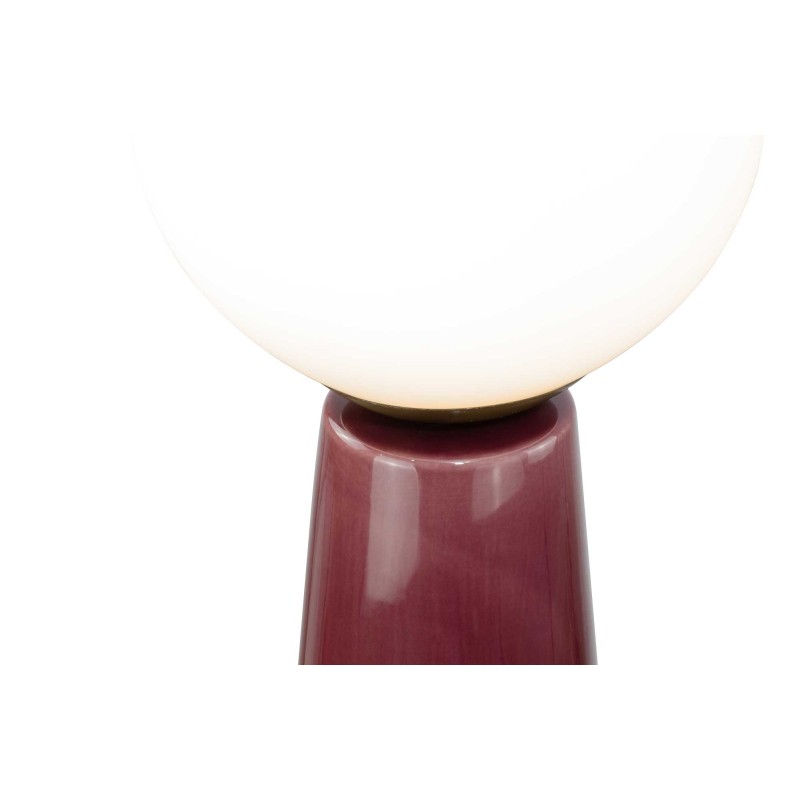 Lampe à poser en céramique colorée, verre et métal doré - COLYNE