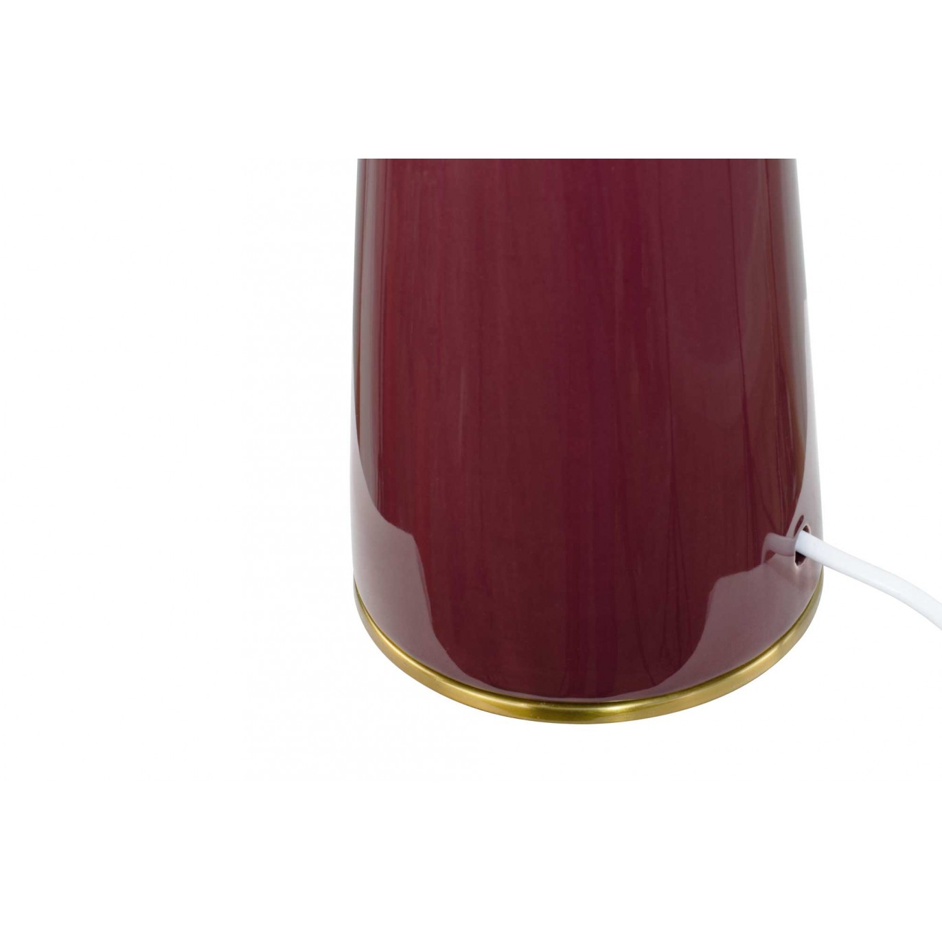 Lampe à poser en céramique colorée, verre et métal doré - COLYNE