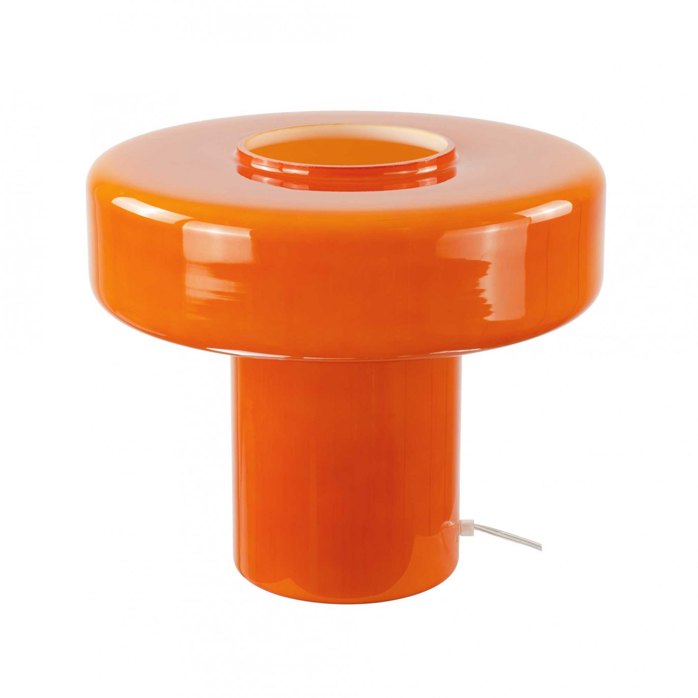 Lampe à poser XXL en verre coloré et style rétro - FOZA MAXI