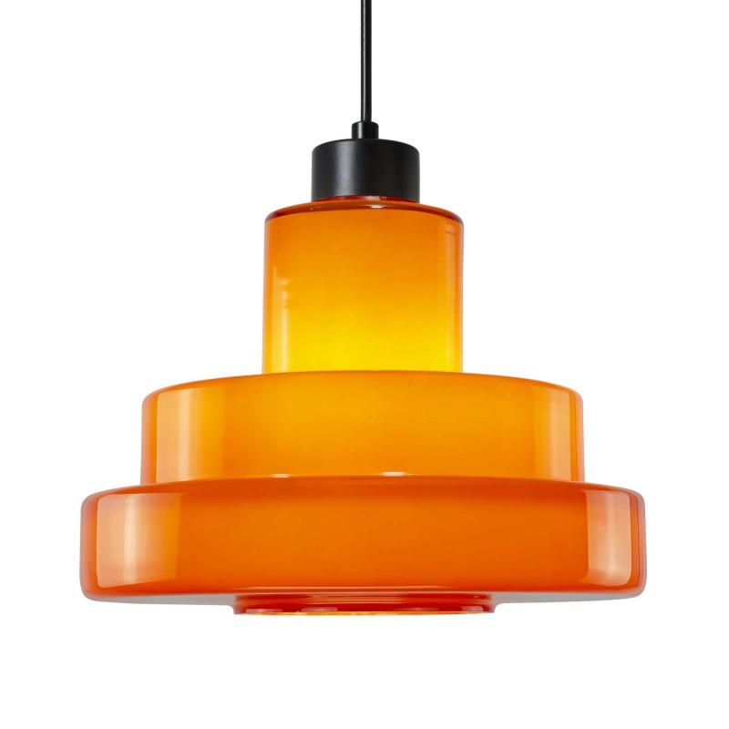 Suspension style rétro en verre coloré - FOZA