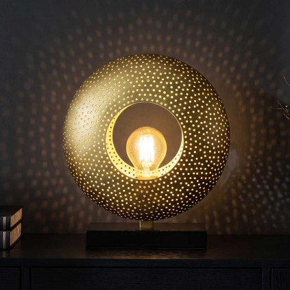 Lampe à poser en métal perforé - ATOKA
