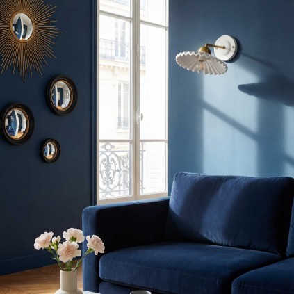 Applique murale en céramique et métal - BABOUCHKA