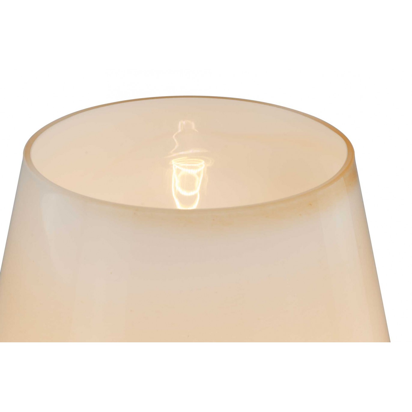 Lampe à poser XXL en verre effet marbré - VOLPA