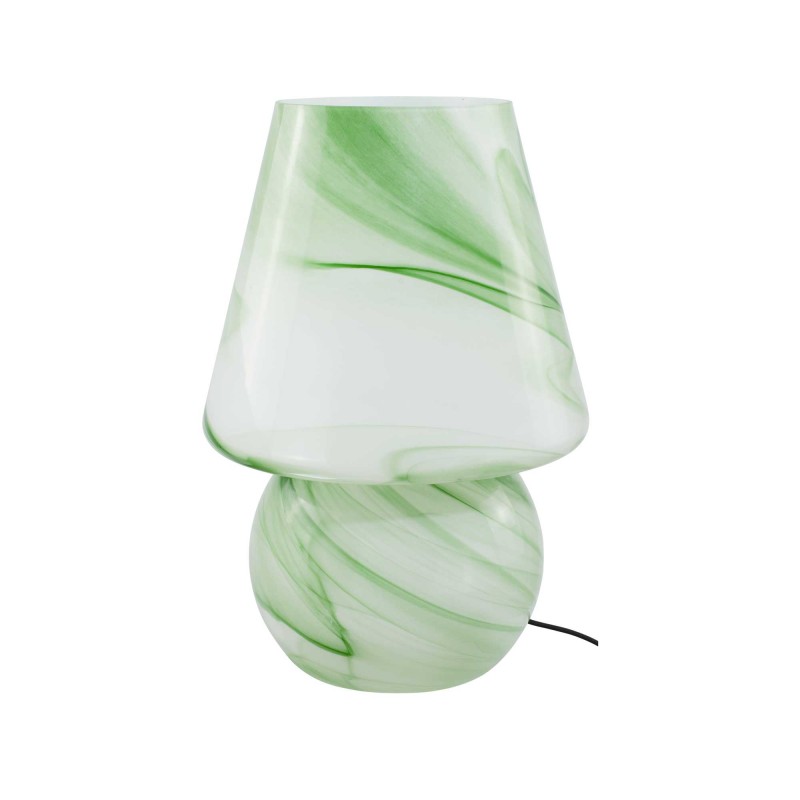 Lampe à poser XXL en verre effet marbré - VOLPA
