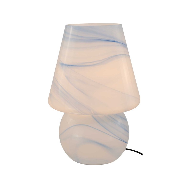 Lampe à poser XXL en verre effet marbré - VOLPA