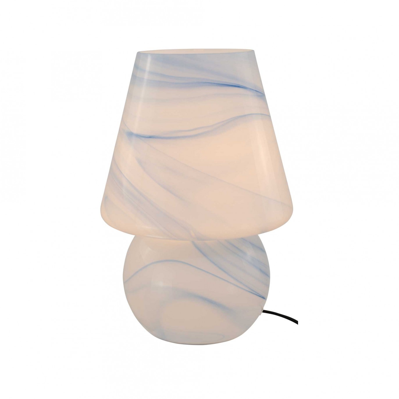 Lampe à poser XXL en verre effet marbré - VOLPA