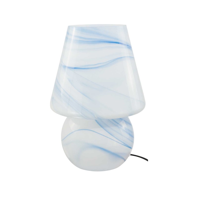 Lampe à poser XXL en verre effet marbré - VOLPA