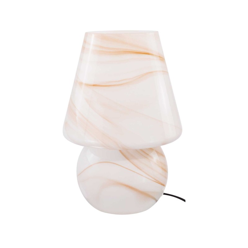 Lampe à poser XXL en verre effet marbré - VOLPA