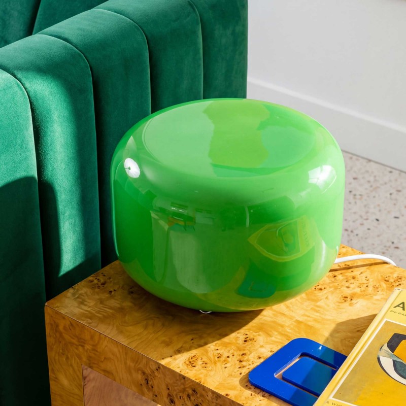 Lampe à poser en verre coloré pop - LIVO