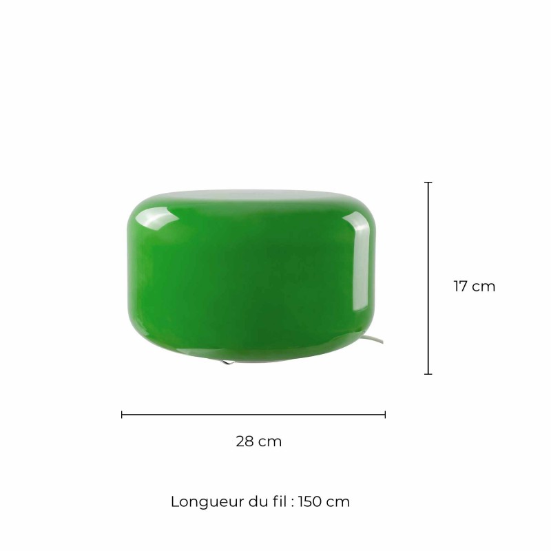 Lampe à poser en verre coloré pop - LIVO