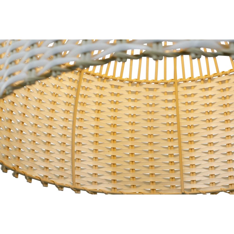 Suspension en rotin naturel et plastique recyclé coloré - SKIPP