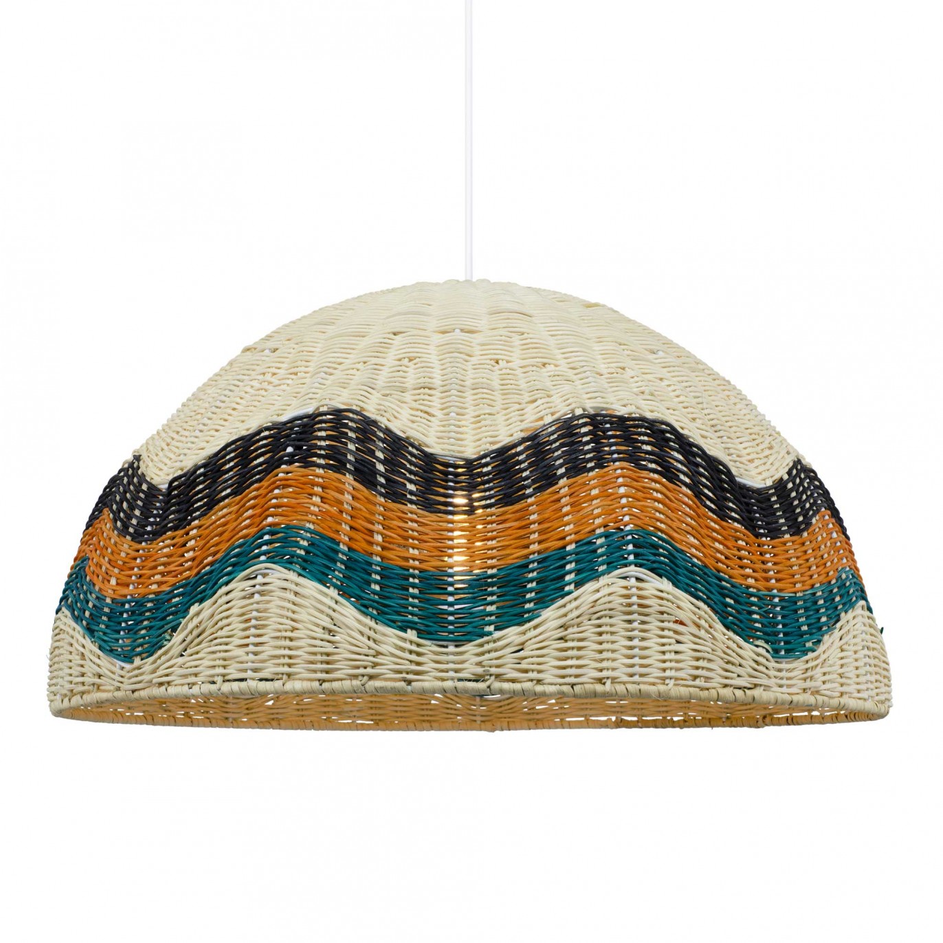 Suspension en rotin naturel 4 couleurs - PASCO
