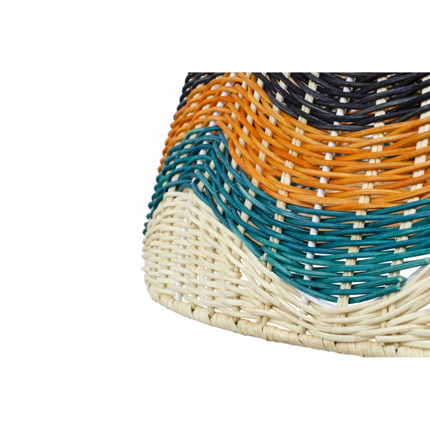 Suspension en rotin naturel 4 couleurs - PASCO