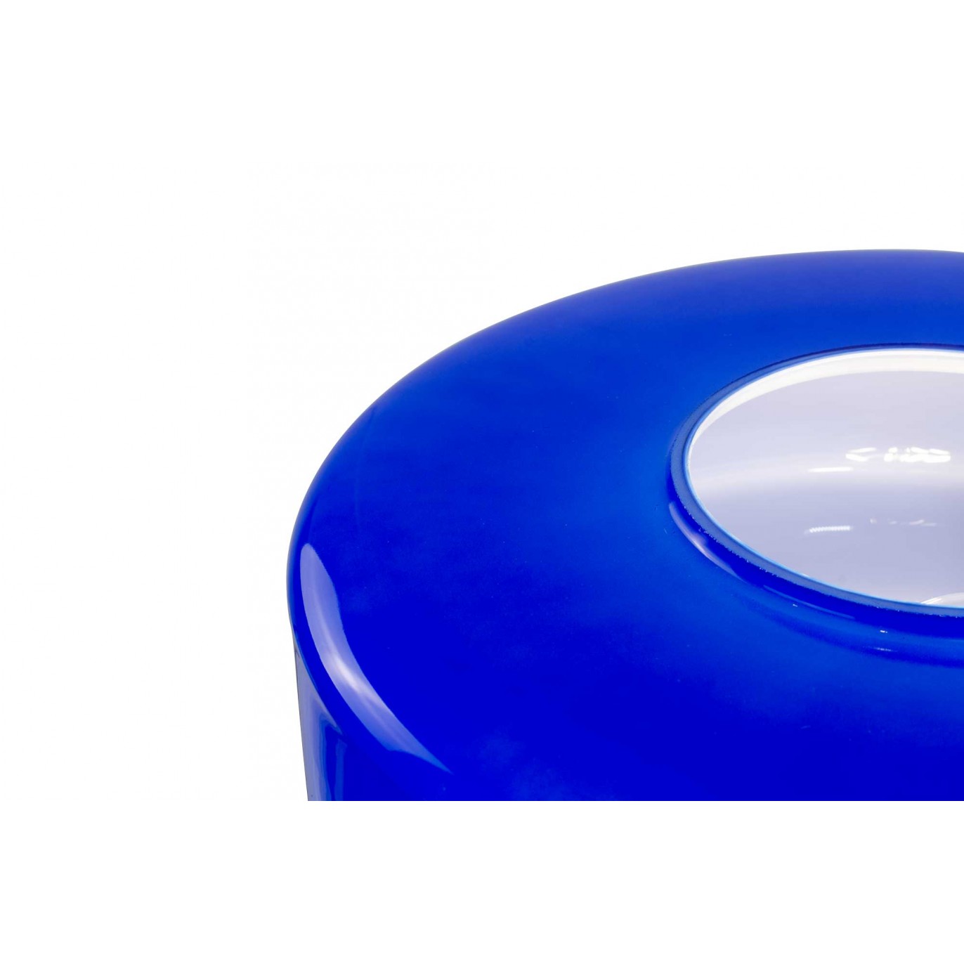 Lampe à poser XXL en verre coloré et style rétro - FOZA MAXI