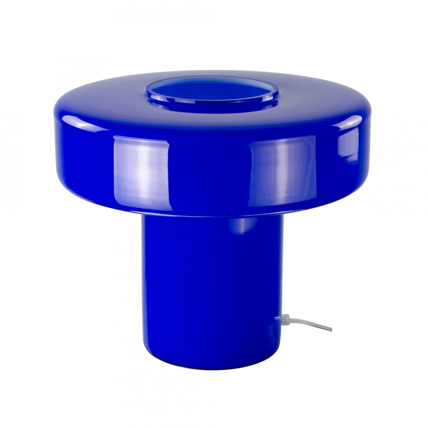 Lampe à poser XXL en verre coloré et style rétro - FOZA MAXI