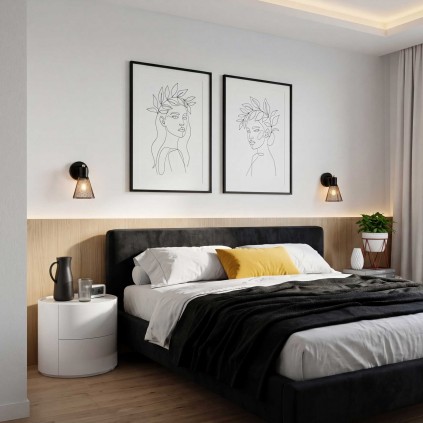 Applique murale en métal 1 lumière - FORLINE