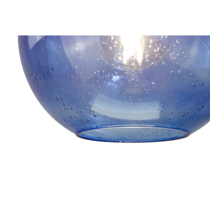 Suspension colorée en verre bullé - BULINE
