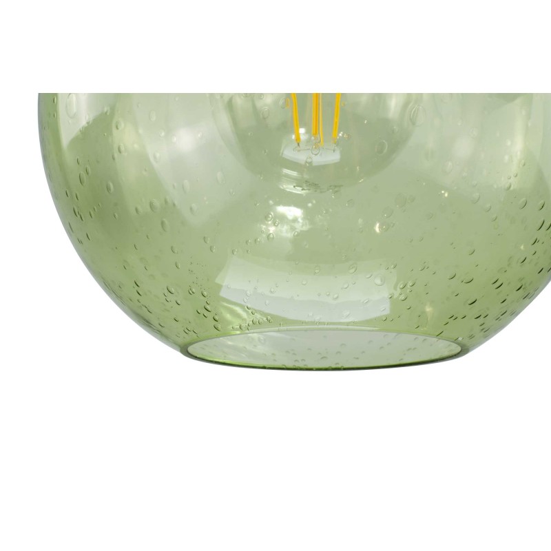 Suspension colorée en verre bullé - BULINE
