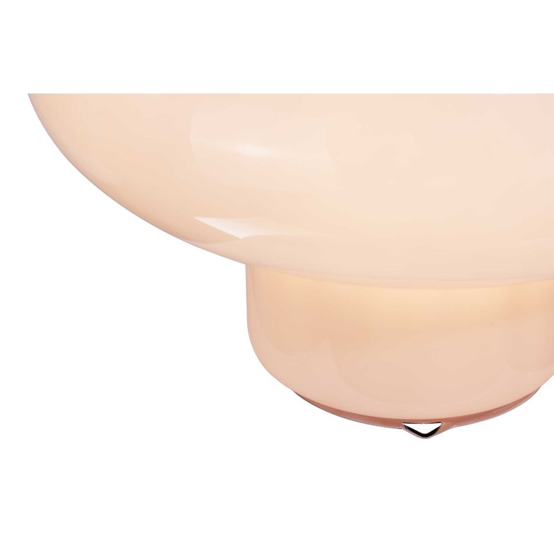 Lampe à poser XXL en verre coloré style pop - OVALIE