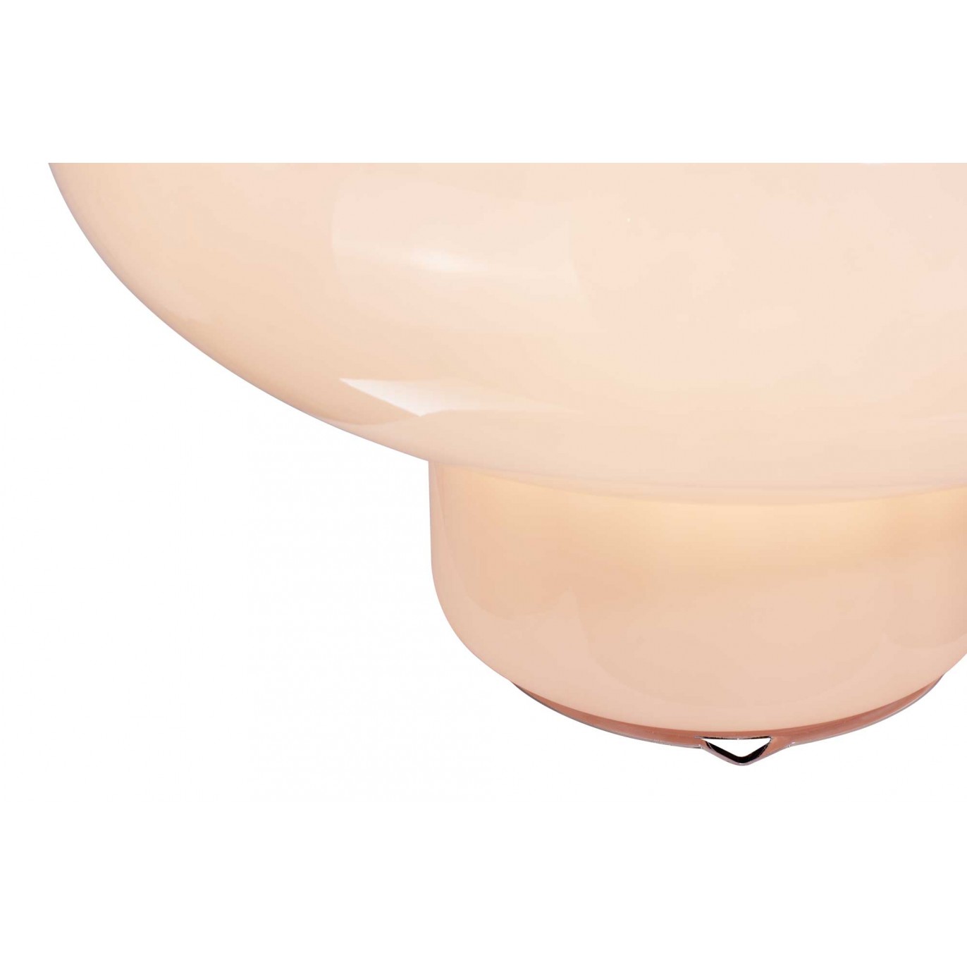 Lampe à poser XXL en verre coloré style pop - OVALIE