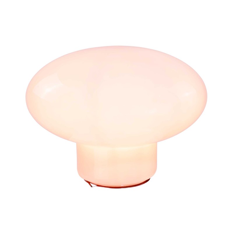 Lampe à poser XXL en verre coloré style pop - OVALIE