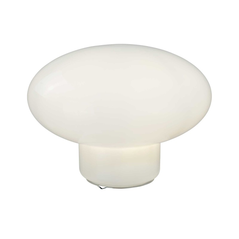 Lampe à poser XXL en verre coloré style pop - OVALIE