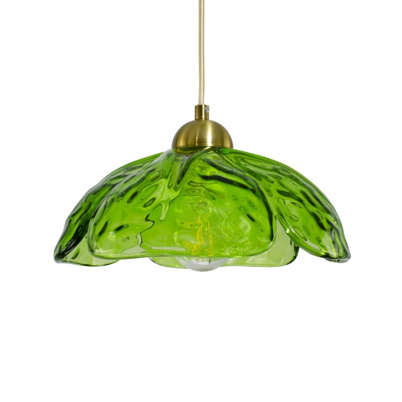Suspension en verre coloré style rétro - KLOVER