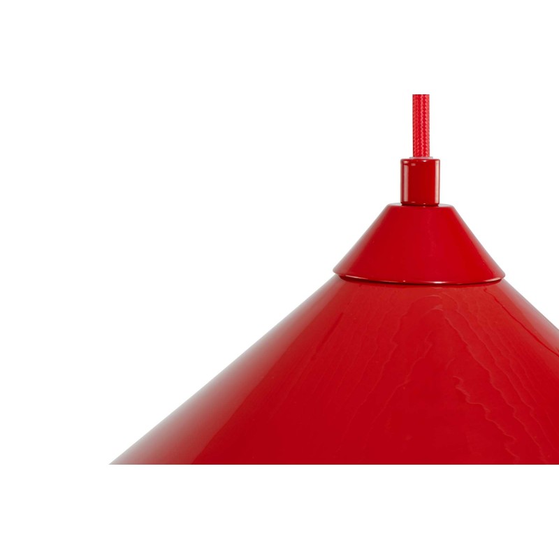 Suspension en céramique colorée et cordon textile - ZUMO